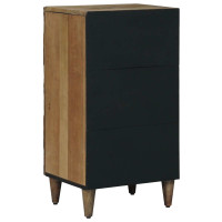 Produktbild för Sideboard med lagring Brun 40 x 33,5 x 75 cm Massivt mangoträ