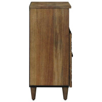 Produktbild för Sideboard med lagring Brun 60 x 33,5 x 75 cm Massivt mangoträ