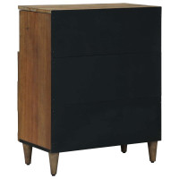 Produktbild för Sideboard med lagring Brun 60 x 33,5 x 75 cm Massivt mangoträ
