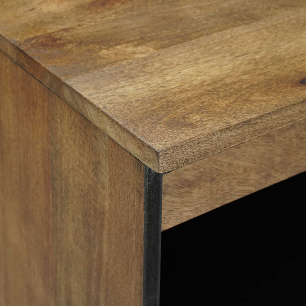 Produktbild för Sideboard med lagring Brun 60 x 33,5 x 75 cm Massivt mangoträ