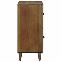 Produktbild för Sideboard med lagring Brun 60 x 33,5 x 75 cm Massivt mangoträ