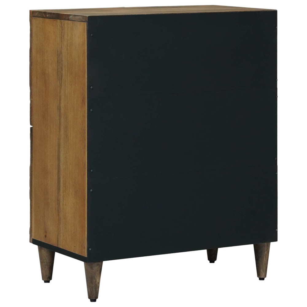 Produktbild för Sideboard med lagring Brun 60 x 33,5 x 75 cm Massivt mangoträ