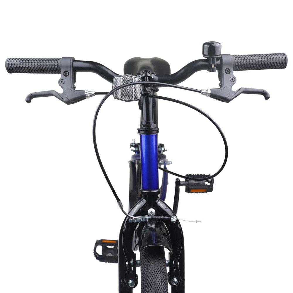 Produktbild för Barncykel 24 Tum för 8-12 år gamla Blå Svart