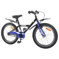 Produktbild för Barncykel 20 Tum för 6-11 år gamla Svart