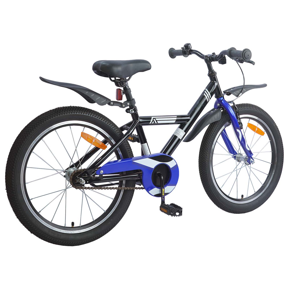 Produktbild för Barncykel 20 Tum för 6-11 år gamla Svart