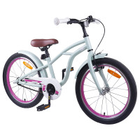 Produktbild för Barncykel 20 Tum för 6-11 år gamla Ljusgrön