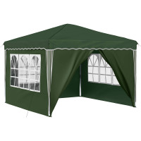 Produktbild för Pop-up Partytält 288 x 288 x 245 cm Grön Oxford Tyg
