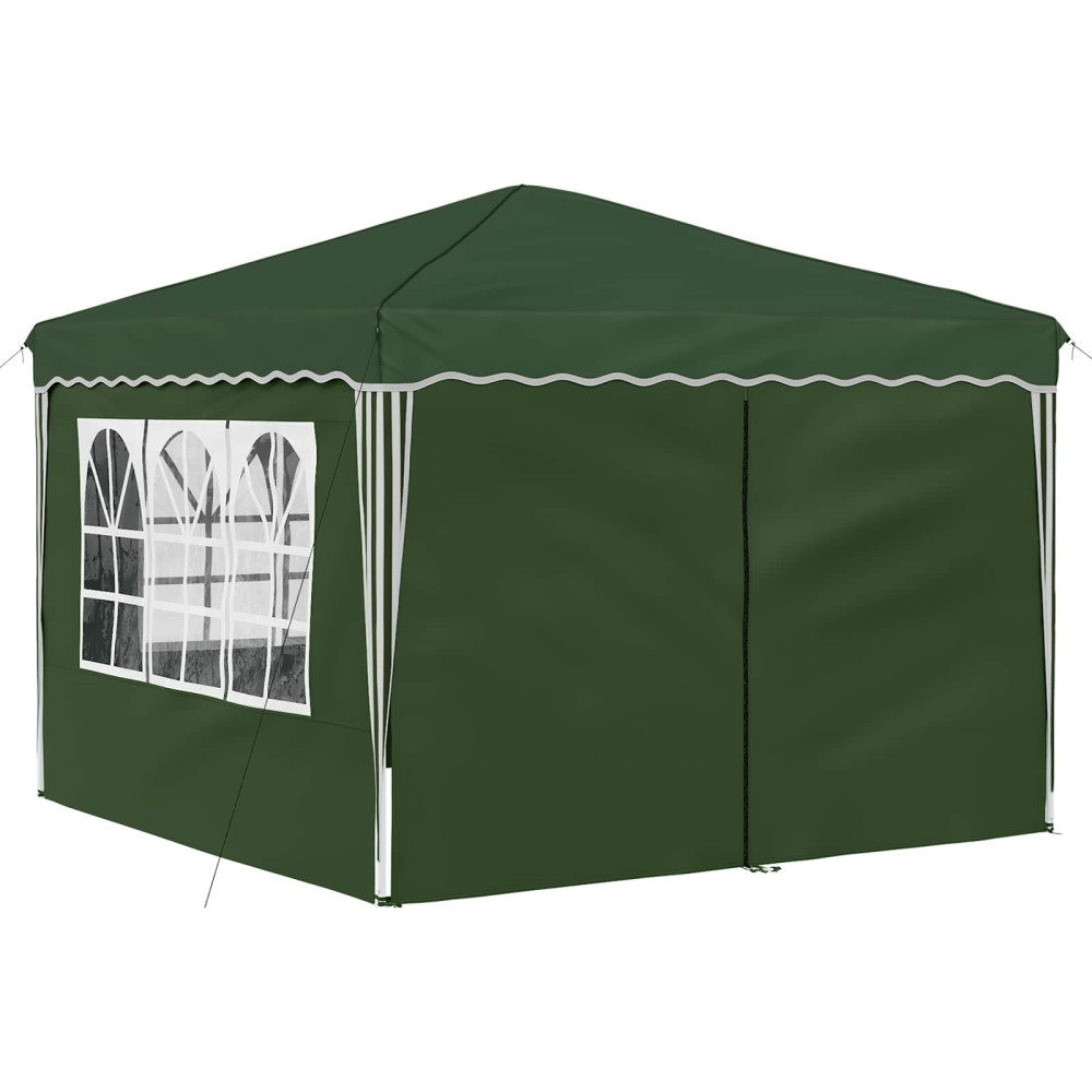 Produktbild för Pop-up Partytält 288 x 288 x 245 cm Grön Oxford Tyg