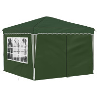 Produktbild för Pop-up Partytält 288 x 288 x 245 cm Grön Oxford Tyg