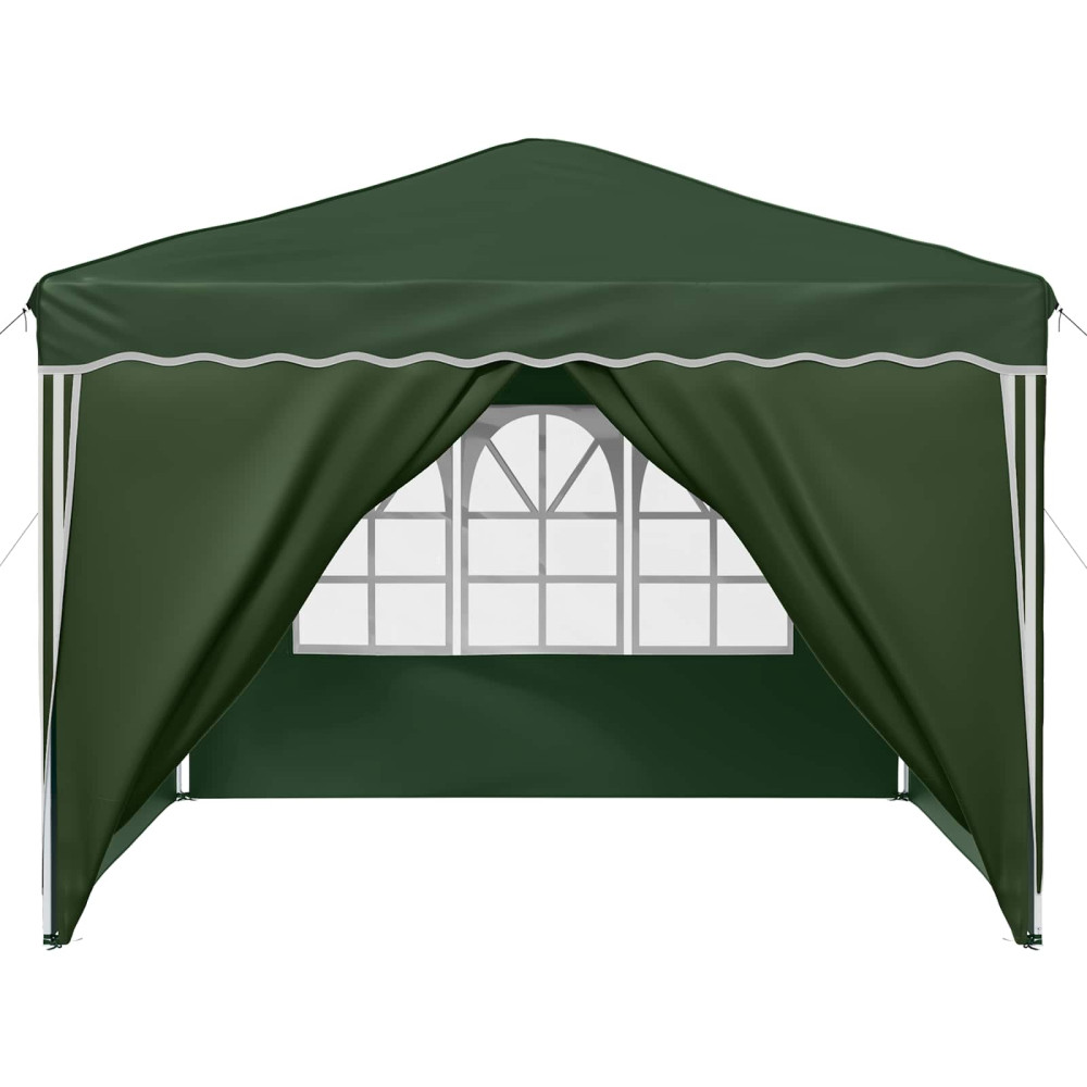 Produktbild för Pop-up Partytält 288 x 288 x 245 cm Grön Oxford Tyg