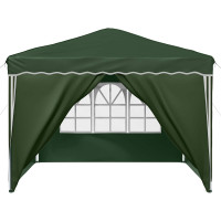 Produktbild för Pop-up Partytält 288 x 288 x 245 cm Grön Oxford Tyg