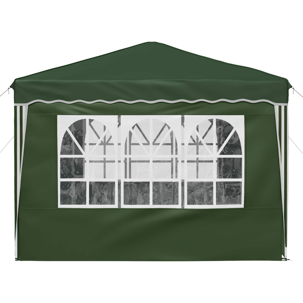 Produktbild för Pop-up Partytält 288 x 288 x 245 cm Grön Oxford Tyg