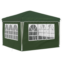 Produktbild för Pop-up Partytält 288 x 288 x 245 cm Grön Oxford Tyg