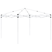 Produktbild för Pop-up Partytält 288 x 288 x 245 cm Vinröd Oxford Tyg