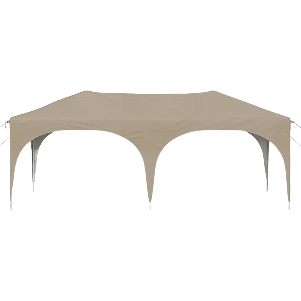 Produktbild för Pop-up Partytält 575 x 288 x 245 cm Gräddvit Oxford Tyg