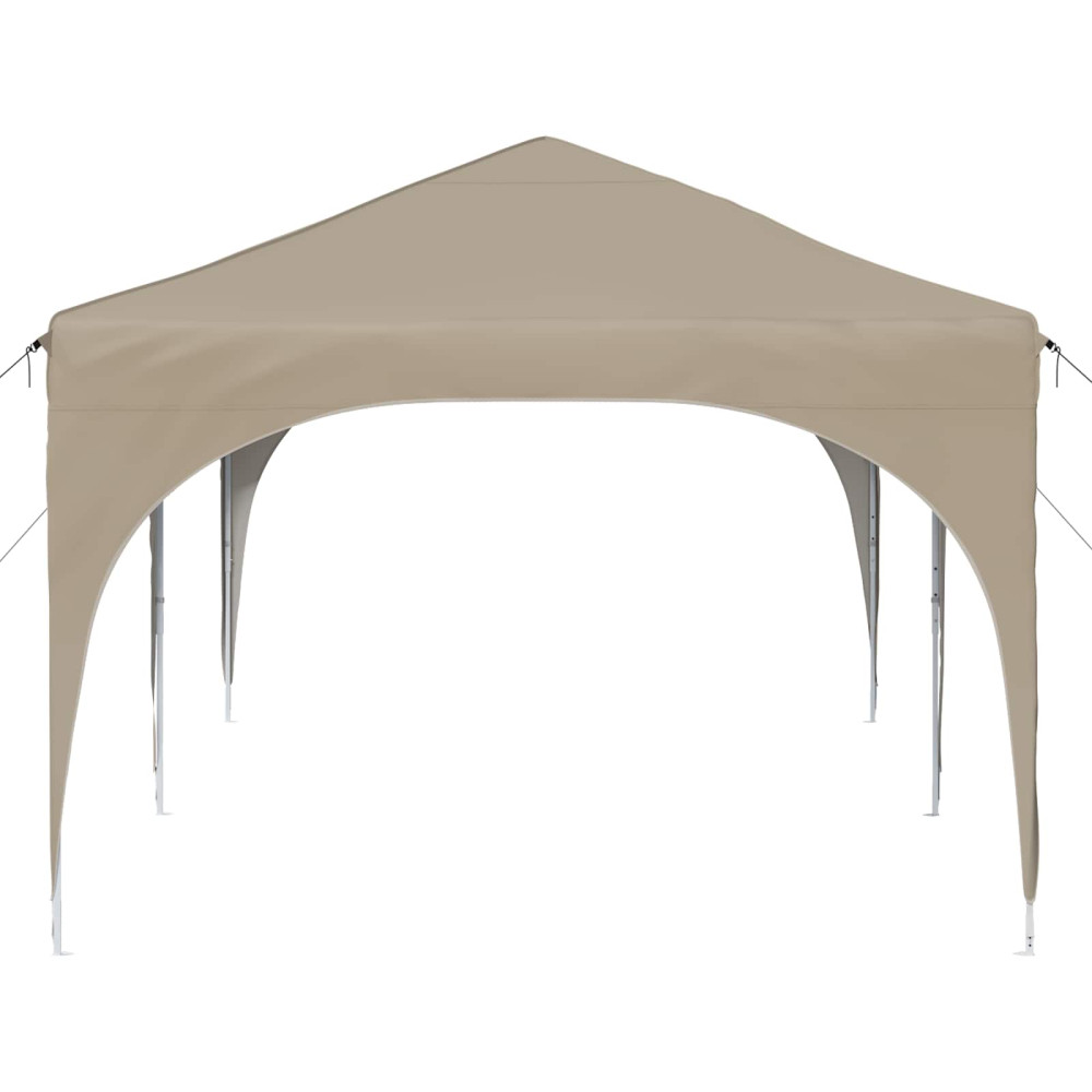 Produktbild för Pop-up Partytält 575 x 288 x 245 cm Gräddvit Oxford Tyg