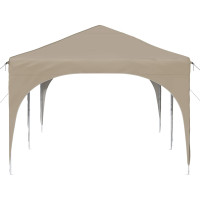 Produktbild för Pop-up Partytält 575 x 288 x 245 cm Gräddvit Oxford Tyg