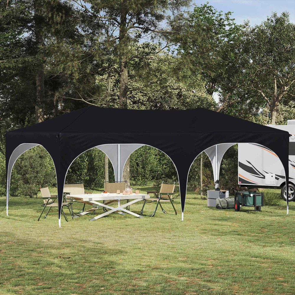 Produktbild för Pop-up Partytält 575 x 288 x 245 cm Antracit Oxford Tyg