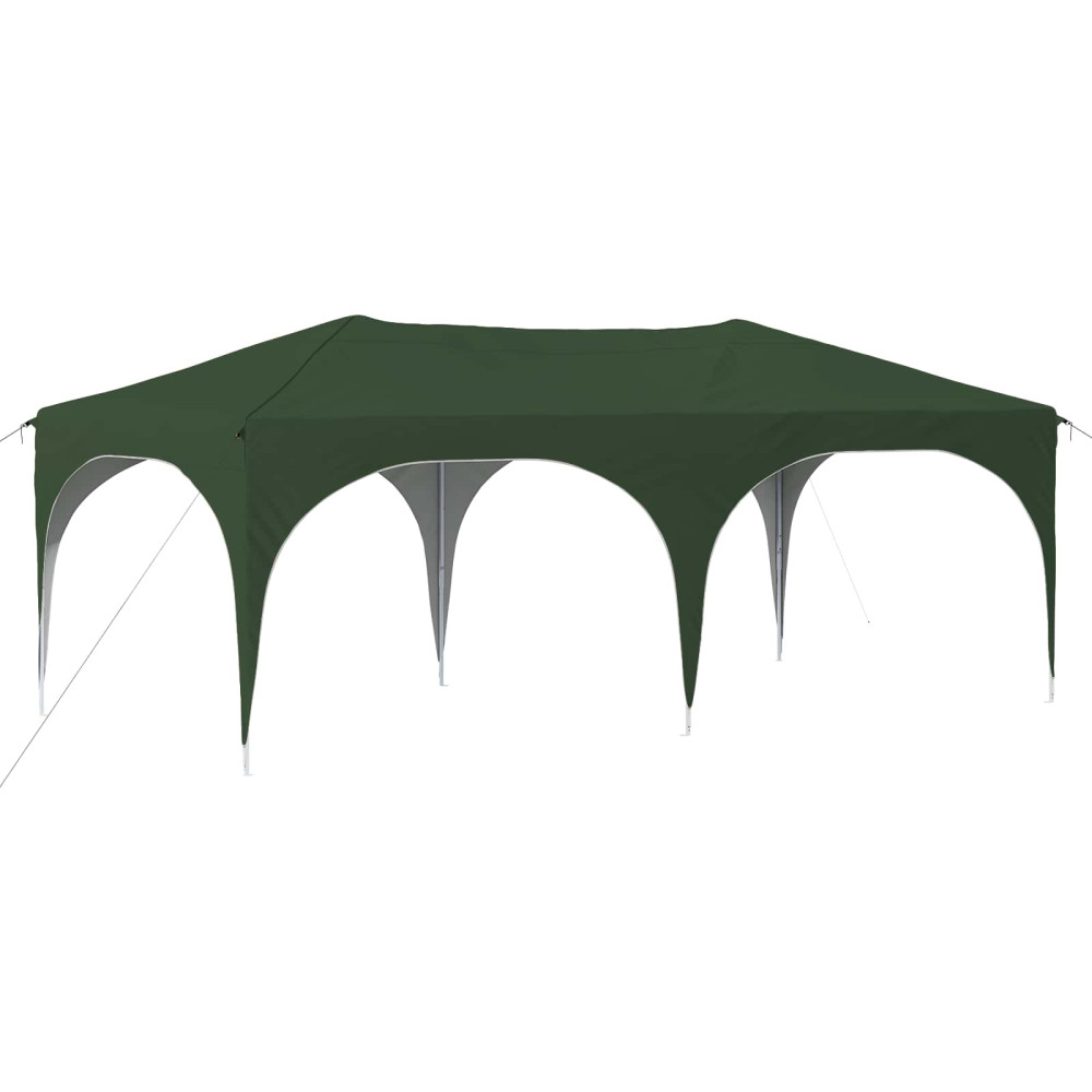 Produktbild för Pop-up Partytält 575 x 288 x 245 cm Grön Oxford Tyg