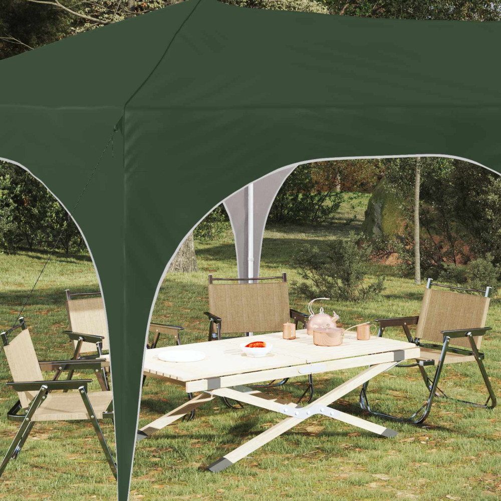 Produktbild för Pop-up Partytält 575 x 288 x 245 cm Grön Oxford Tyg