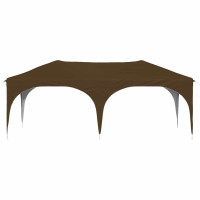 Produktbild för Pop-up Partytält 575 x 288 x 245 cm Taupe Oxford Tyg