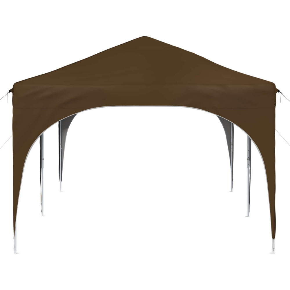 Produktbild för Pop-up Partytält 575 x 288 x 245 cm Taupe Oxford Tyg