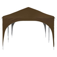 Produktbild för Pop-up Partytält 575 x 288 x 245 cm Taupe Oxford Tyg