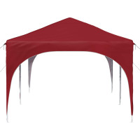 Produktbild för Pop-up Partytält 575 x 288 x 245 cm Vinröd Oxford Tyg