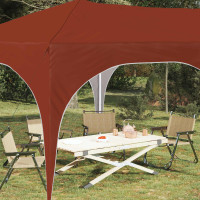 Produktbild för Pop-up Partytält 575 x 288 x 245 cm Terracotta Oxford Tyg