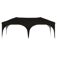 Produktbild för Pop-up Partytält 575 x 288 x 245 cm Svart Oxford Tyg