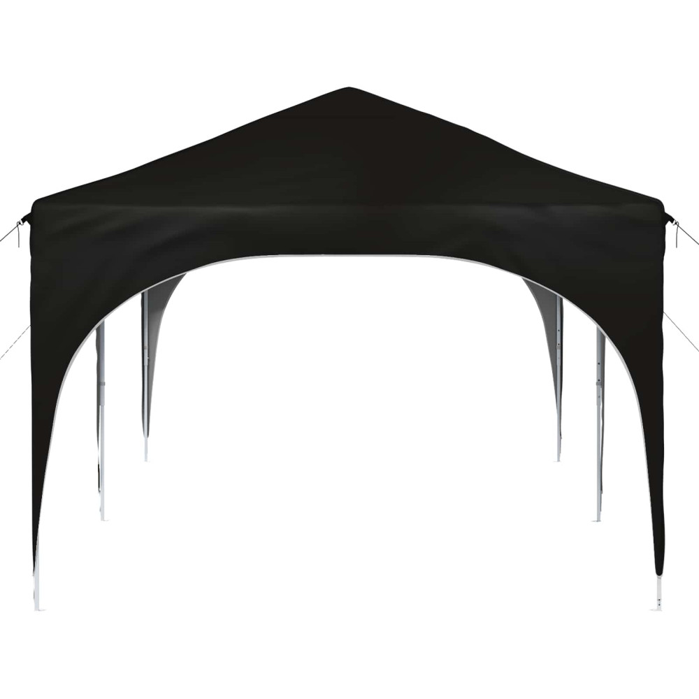 Produktbild för Pop-up Partytält 575 x 288 x 245 cm Svart Oxford Tyg