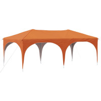 Produktbild för Pop-up Partytält 575 x 288 x 245 cm Orange Oxford Tyg