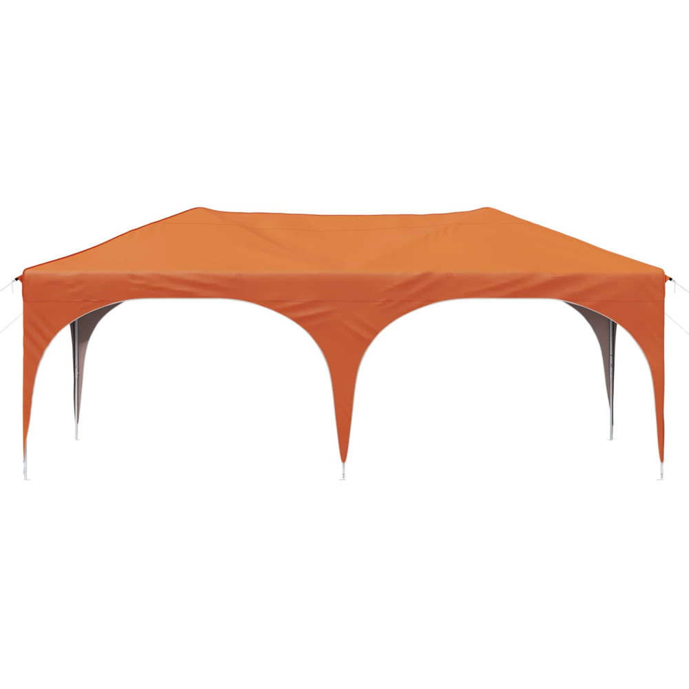 Produktbild för Pop-up Partytält 575 x 288 x 245 cm Orange Oxford Tyg