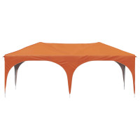 Produktbild för Pop-up Partytält 575 x 288 x 245 cm Orange Oxford Tyg