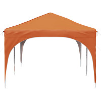 Produktbild för Pop-up Partytält 575 x 288 x 245 cm Orange Oxford Tyg
