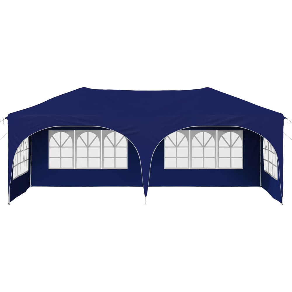 Produktbild för Pop-up Partytält 575 x 288 x 245 cm Blå Oxford Tyg