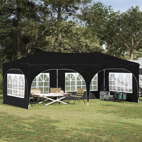 vidaXL Pop-up Partytält 575 x 288 x 245 cm Antracit Oxford Tyg