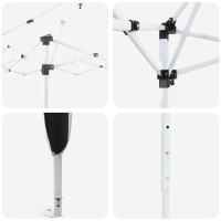 Produktbild för Pop-up Partytält 575 x 288 x 245 cm Antracit Oxford Tyg
