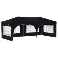 Produktbild för Pop-up Partytält 575 x 288 x 245 cm Antracit Oxford Tyg
