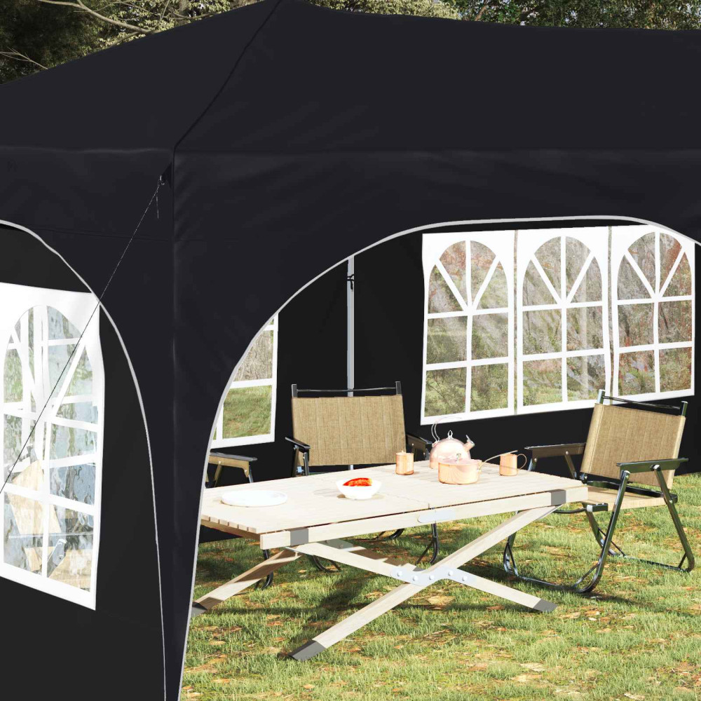 Produktbild för Pop-up Partytält 575 x 288 x 245 cm Antracit Oxford Tyg