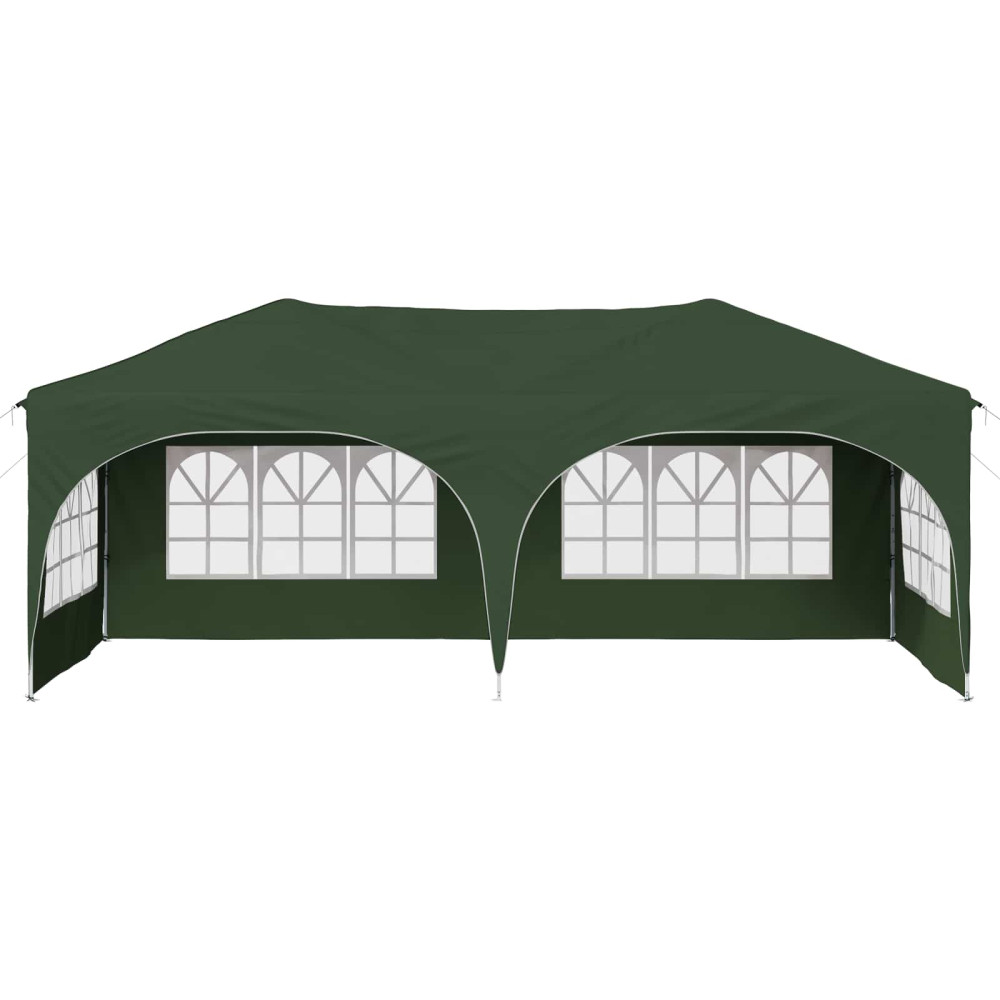 Produktbild för Pop-up Partytält 575 x 288 x 245 cm Grön Oxford Tyg