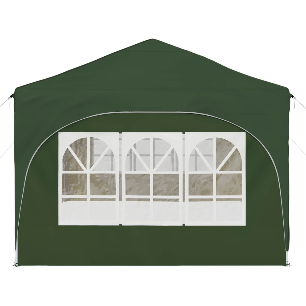 Produktbild för Pop-up Partytält 575 x 288 x 245 cm Grön Oxford Tyg