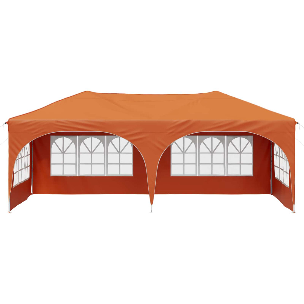 Produktbild för Pop-up Partytält 575 x 288 x 245 cm Orange Oxford Tyg