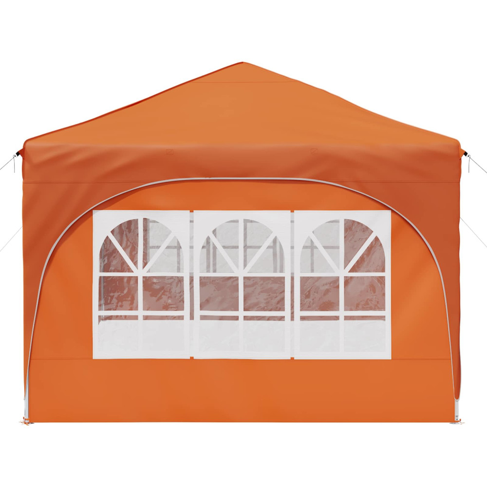 Produktbild för Pop-up Partytält 575 x 288 x 245 cm Orange Oxford Tyg