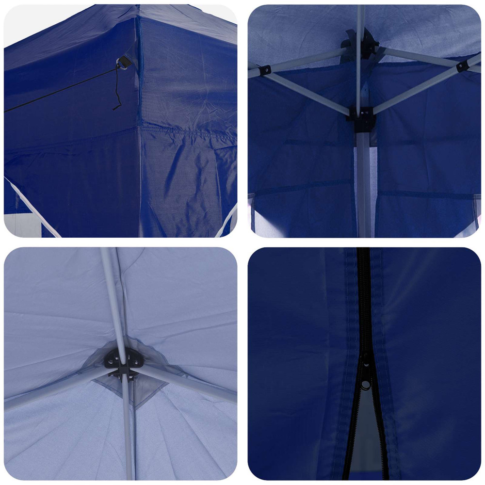 Produktbild för Pop-up Partytält 575 x 288 x 245 cm Blå Oxford Tyg