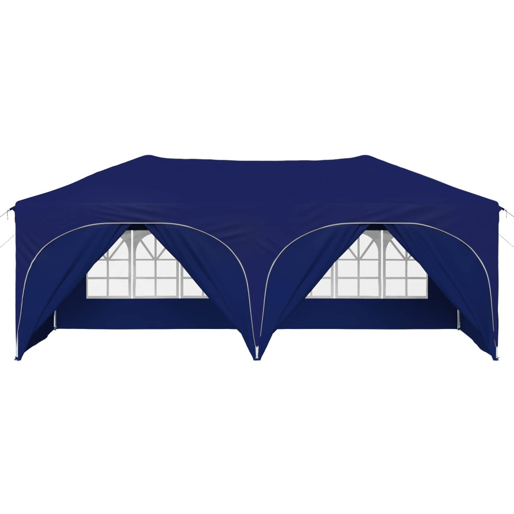 Produktbild för Pop-up Partytält 575 x 288 x 245 cm Blå Oxford Tyg