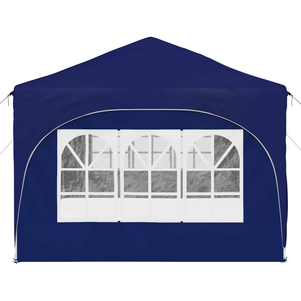 Produktbild för Pop-up Partytält 575 x 288 x 245 cm Blå Oxford Tyg