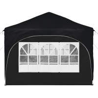Produktbild för Pop-up Partytält 575 x 288 x 245 cm Antracit Oxford Tyg