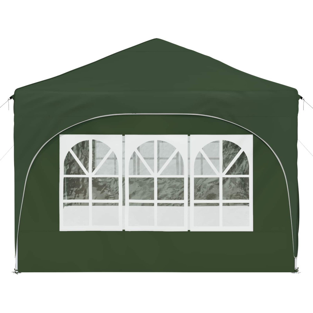 Produktbild för Pop-up Partytält 575 x 288 x 245 cm Grön Oxford Tyg