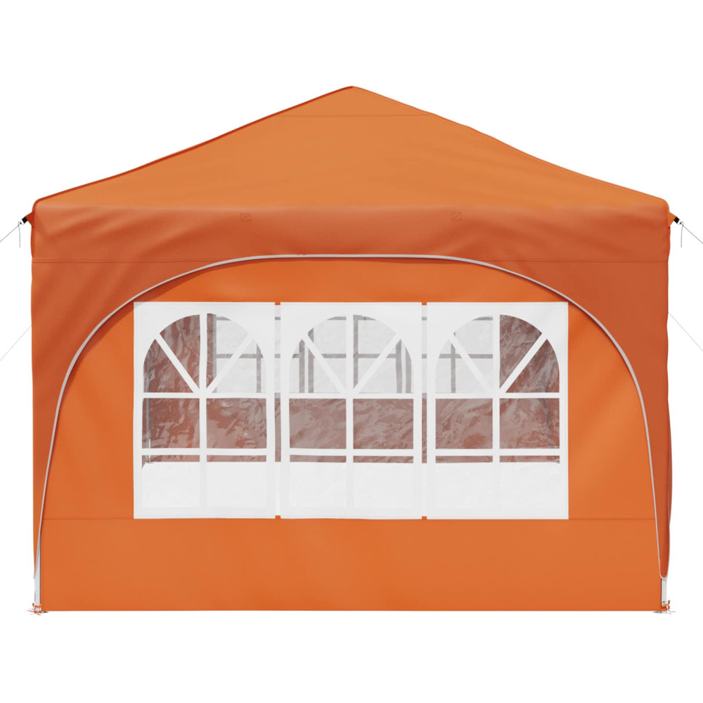 Produktbild för Pop-up Partytält 575 x 288 x 245 cm Orange Oxford Tyg